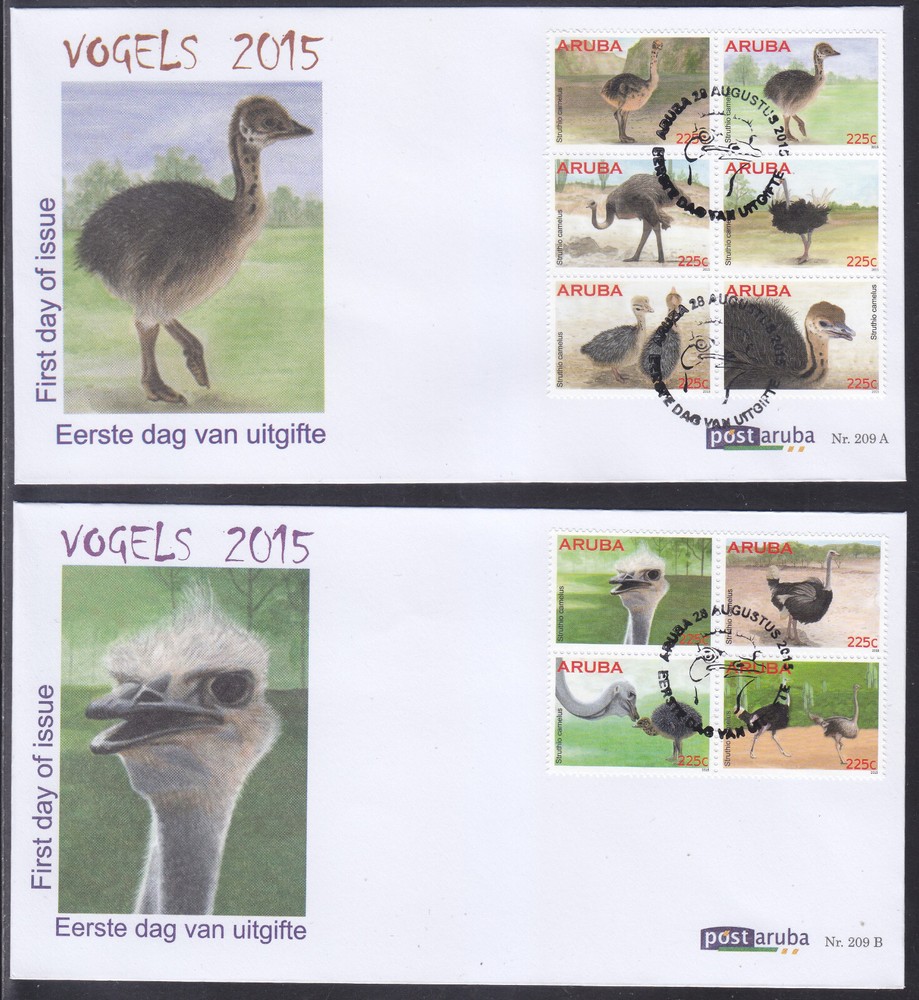 Aruba Issue FDC 2015 (209) Birds