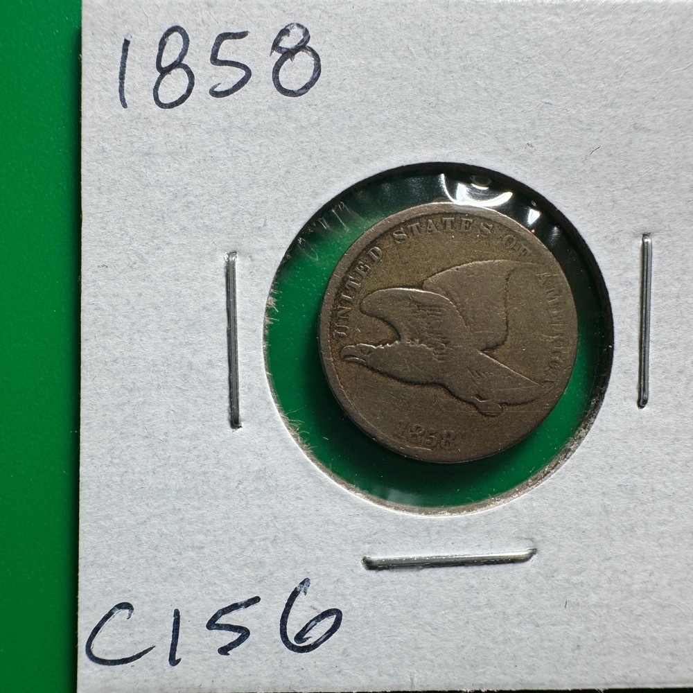 1858 Flying Eagle Cent C156