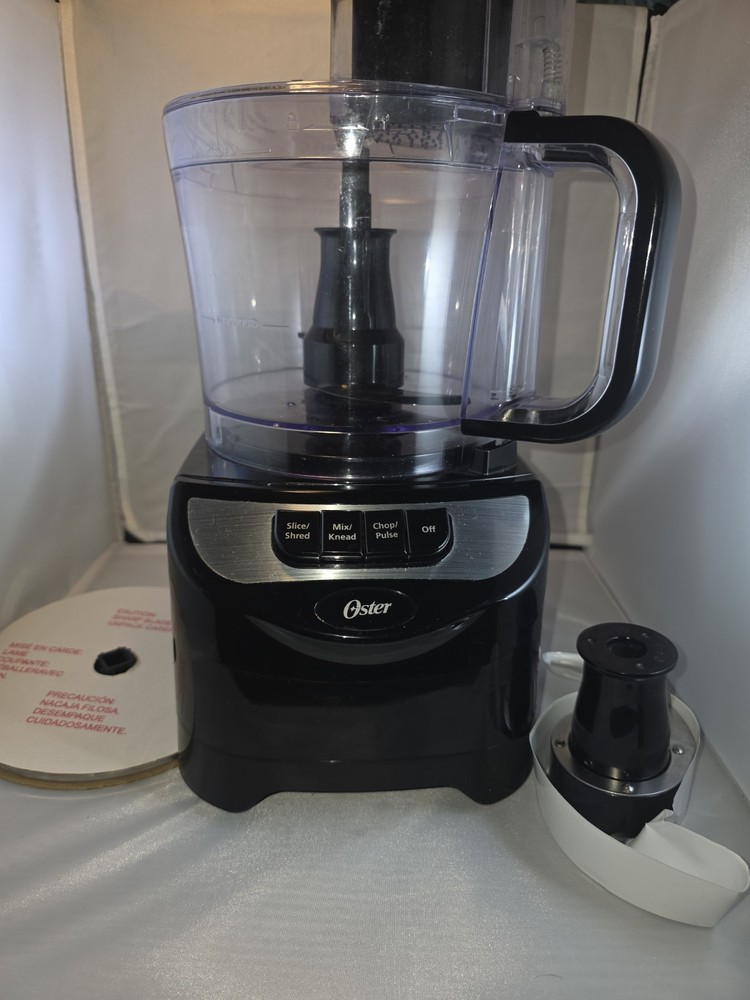 Open BOX - Oster FPSTFP135 Total Prep 10-Cup Food Processor with Easy-Touch Tech