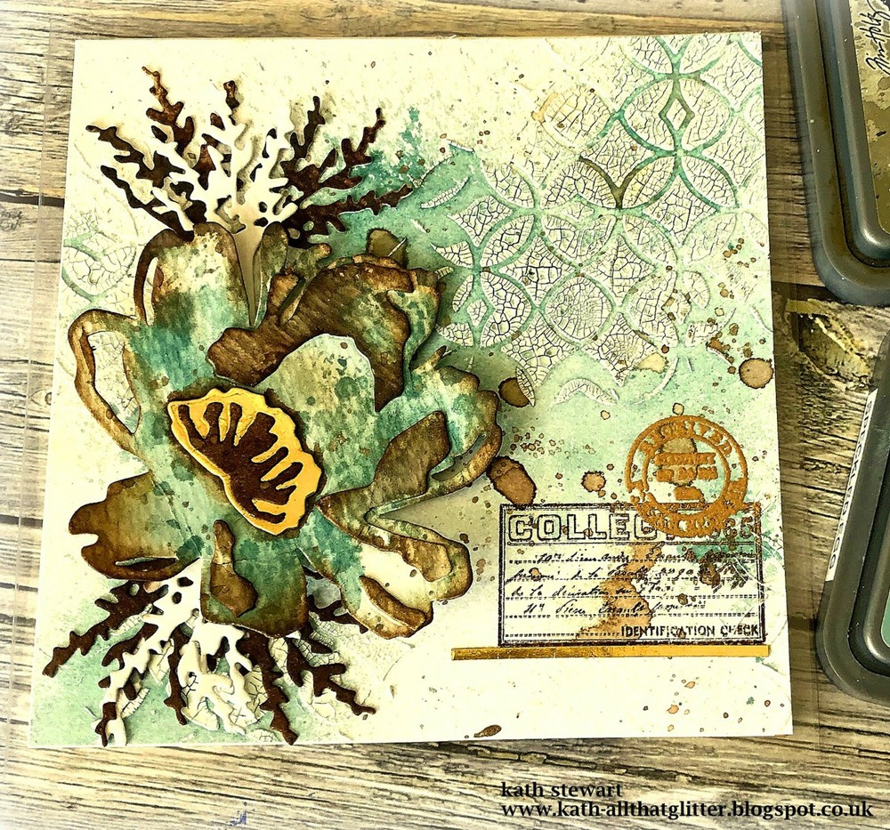 Sizzix Thinlits Brushstroke Flowers #3 5pc set #665360 Retail $19.99 Tim Holtz