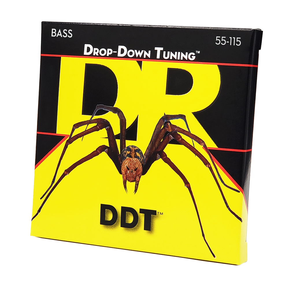 DR Strings DDT - Drop Down Tuning Bass Strings: Extra Heavy 55-115 [DDT-55]