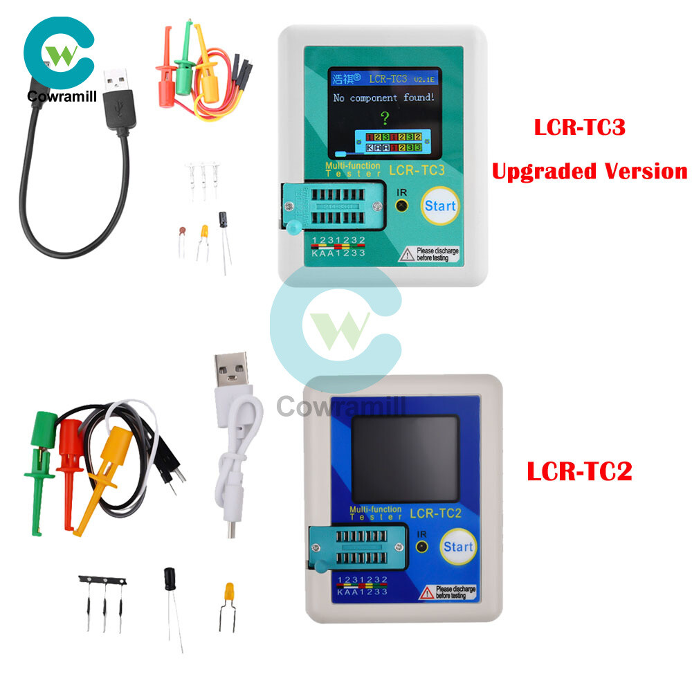 Upgrad LCR-TC2 LCR-TC3 High Precision Transistor Tester Diode Capacitance Meter