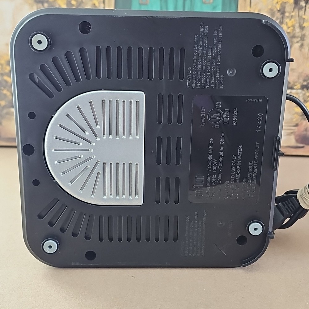 Braun (KF 7000) Black Brew Sense Automatic 12 Cup Drip Coffee Maker Bundle