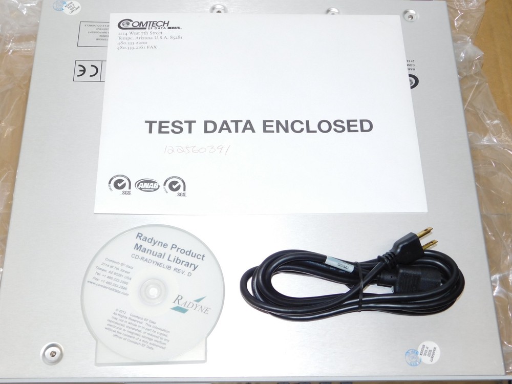 New Comtech EF Data DMD20-259 Radyne Universal Satellite Modem Rack Mount System