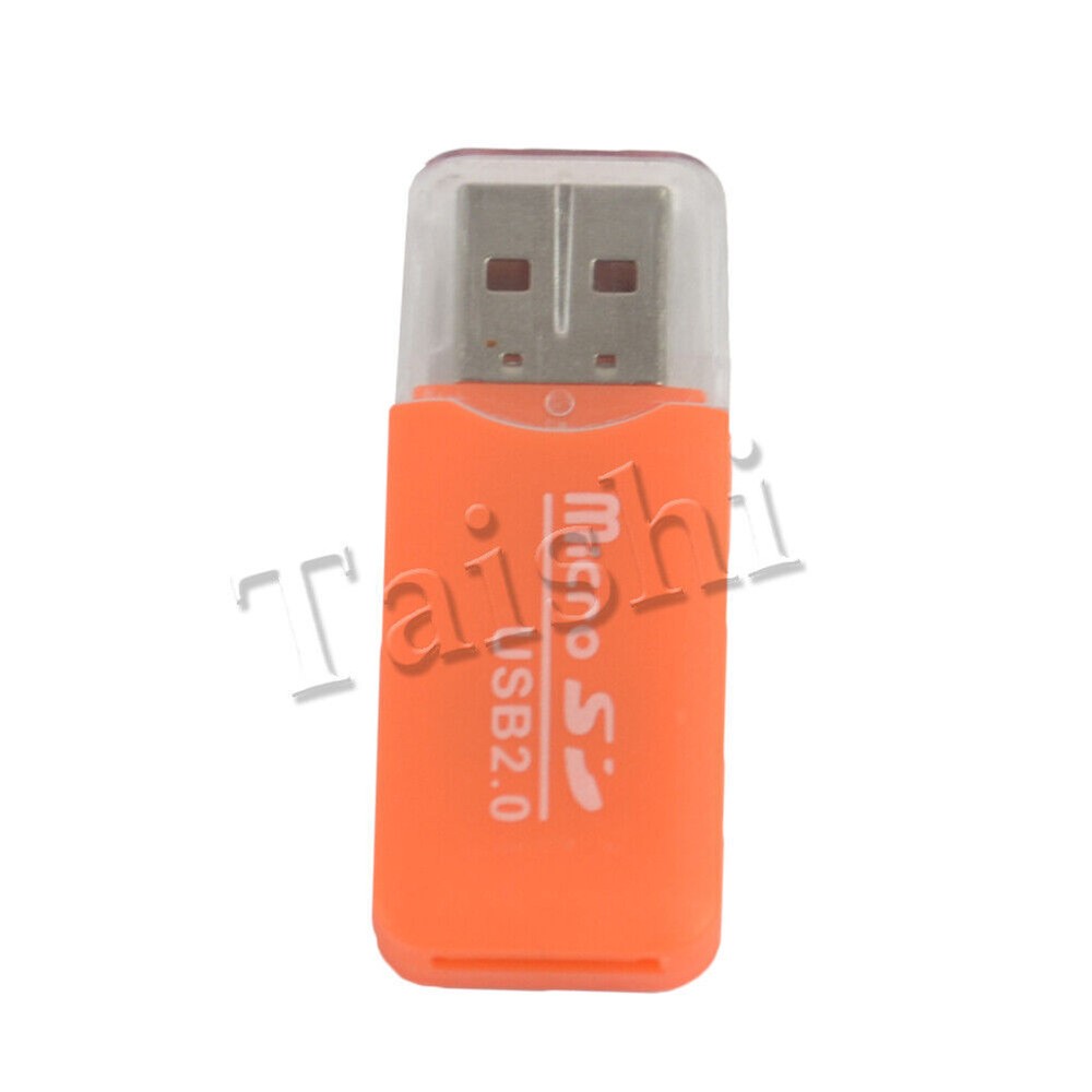 2pcs USB 2.0 Card reader Micro SD Card Reader Adapter Micro SD SDHC TF T-Flash