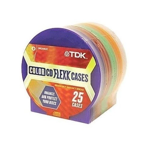 TDK cds-mc25 Two CD Flexx Cases