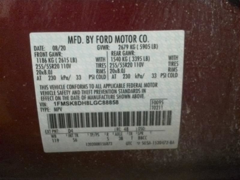 20 21 Explorer Aviator Jack Assembly