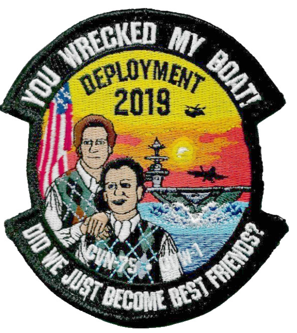 VFA-81 SUNLINERS DEPLOYMENT 2019 CVN-75 CVW-1 PATCH