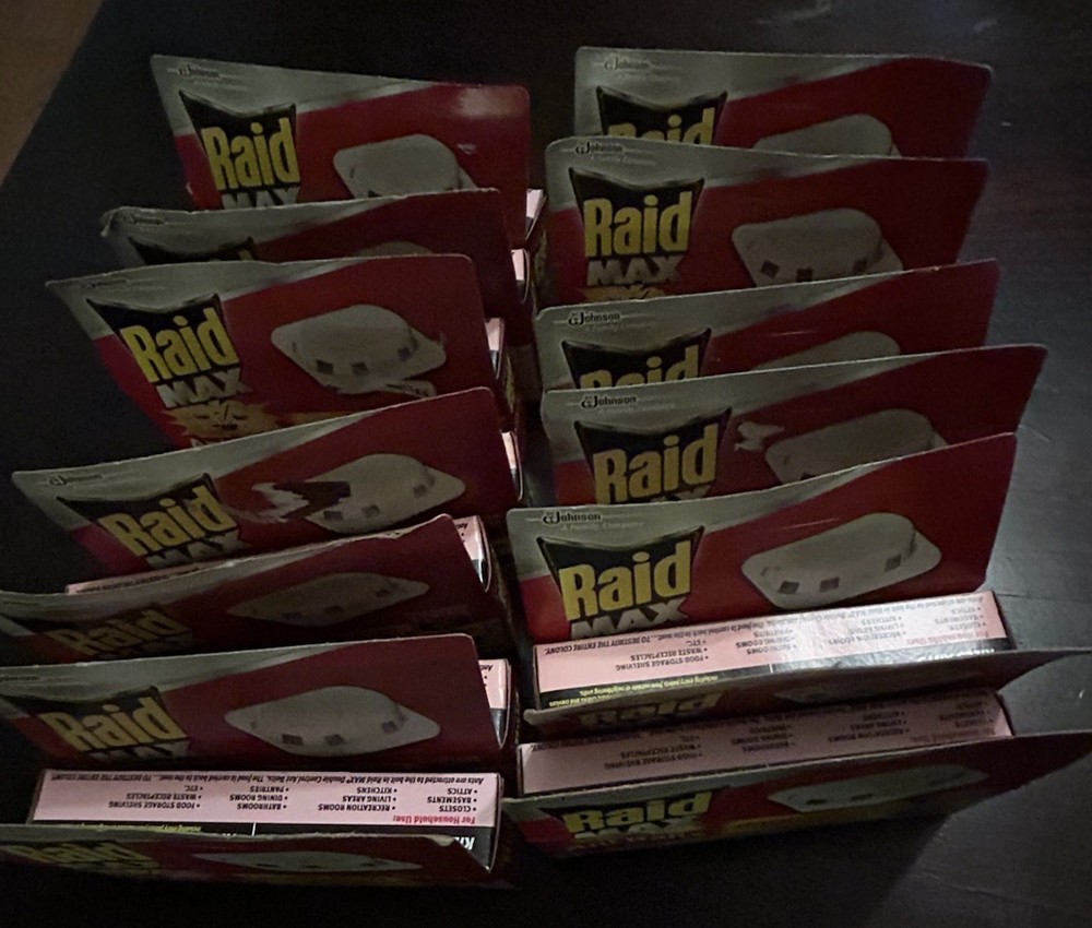 14 Boxes - Raid Ant Baits Traps 4 Count Value Pack Indoors TOTAL 56