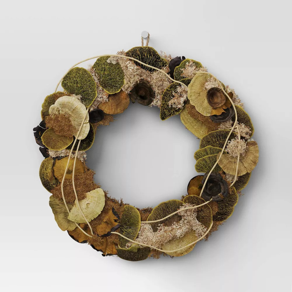 Mushroom Preserved Wreath - Threshold