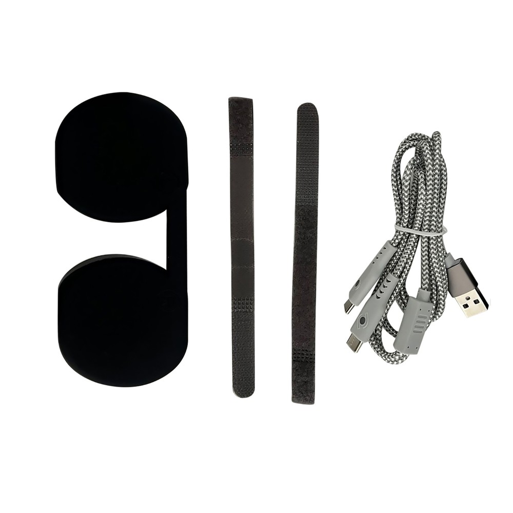 1 IN 2 Out Handle Charging Cable Silicone Glasses Protective Cap Kit For PS5 VR2