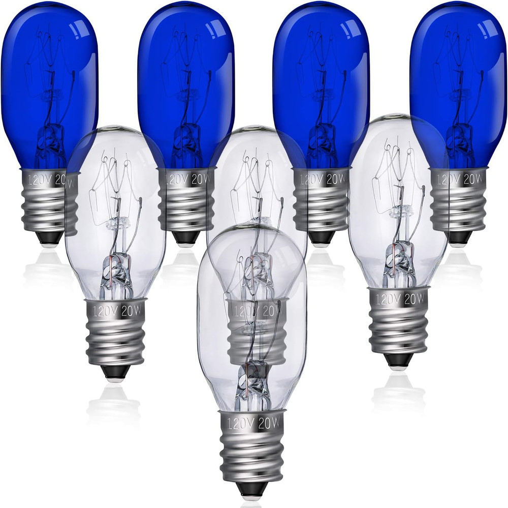 8 Pieces Lighted Make up Mirror Bulbs 20W Replacement Bulbs for Double Sided Ill