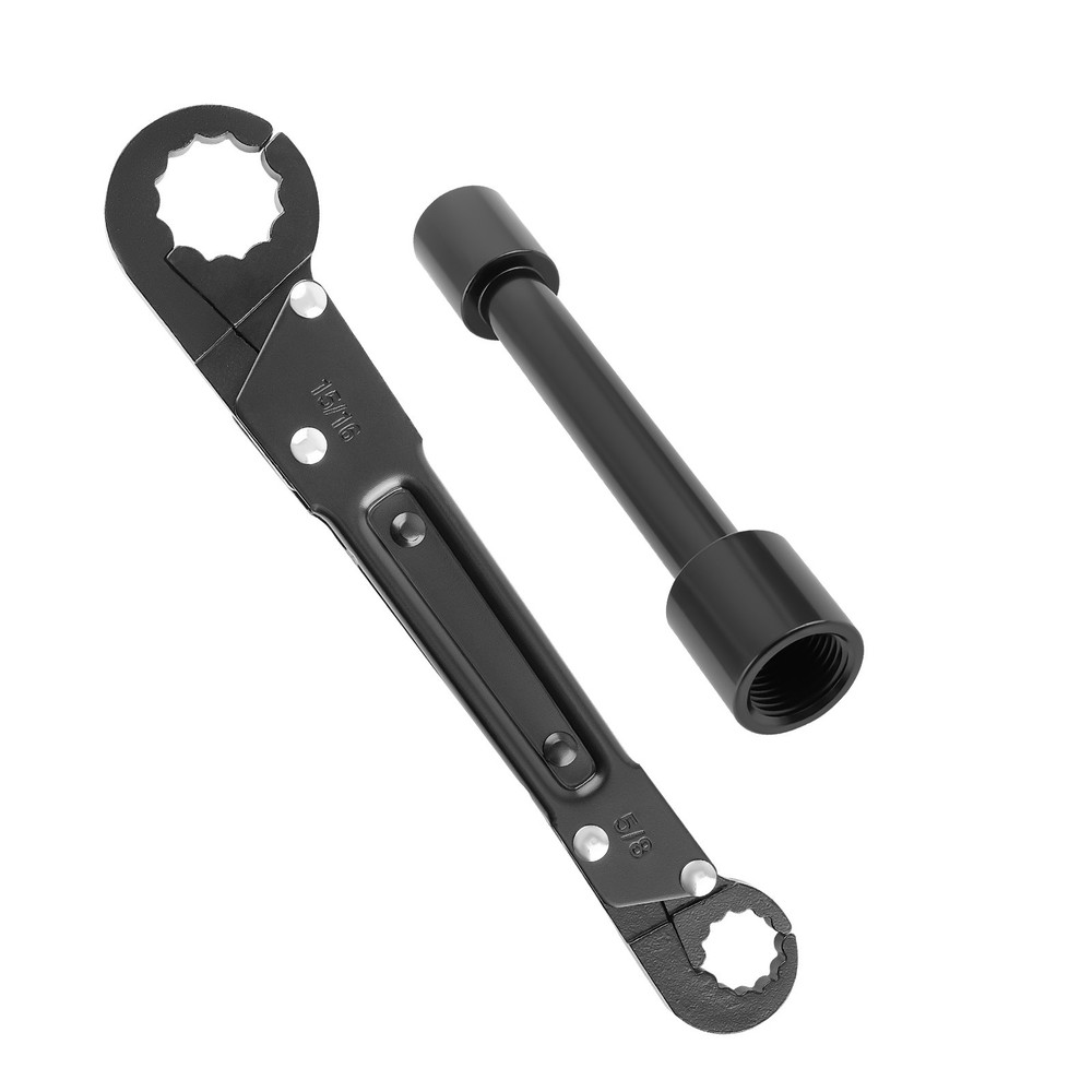 Plumbing Tools For Angle Stop Wrench Kit Dual Kwik  Wrench Kit Angle Black
