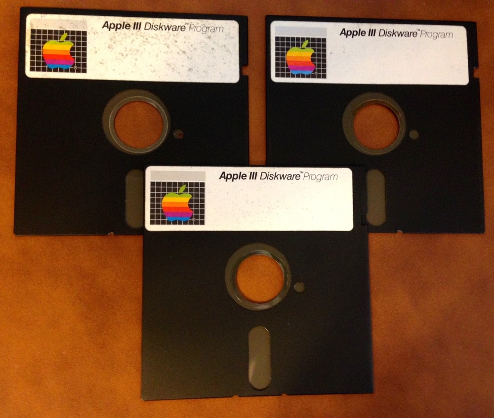 Apple III Computer Blank Diskware Diskettes Lot of 3