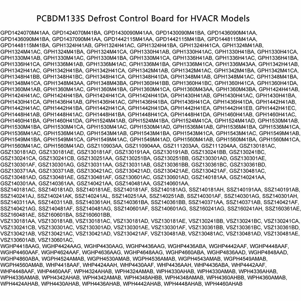 PCBDM133S Defrost Control Board For Applications Model ANZ130181AA