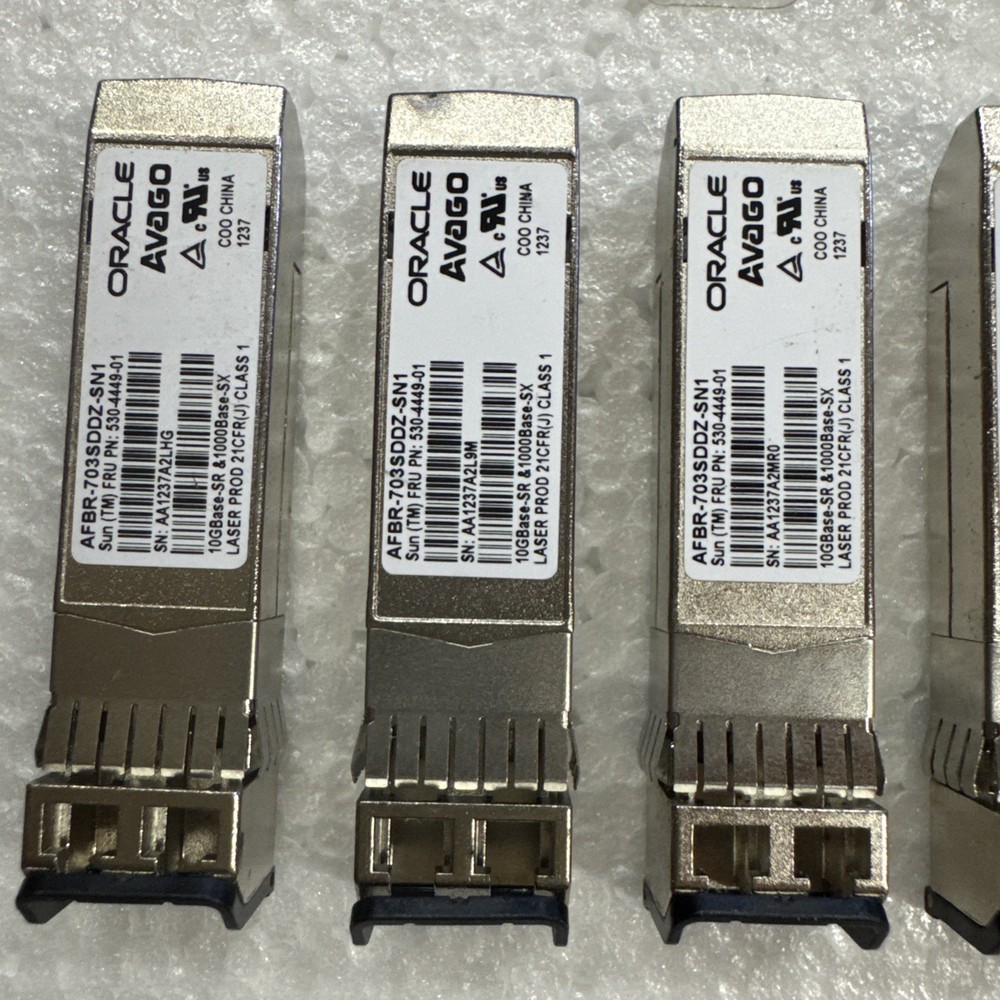 Lot of 16 Cisco & Oracle Transceiver Modules Bin7