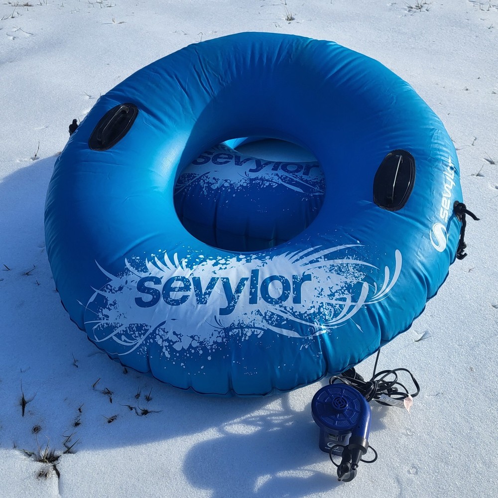 2 Sevylor Water Float Tubes 47 in Connectable Plus Pump River Leisure Fun