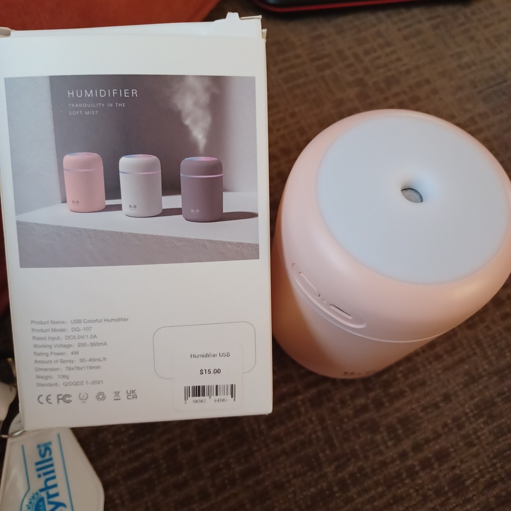 H2O Usb Colorful Humidifier