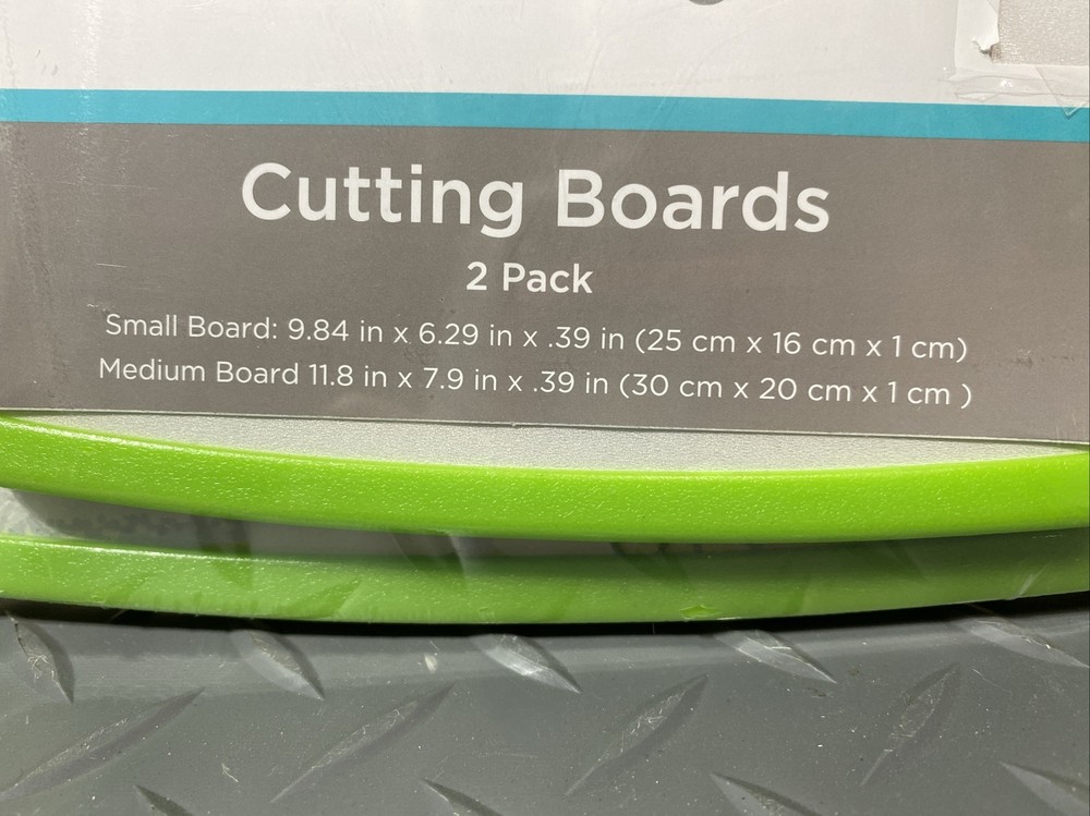 Cutting Boards, Two Pack, Margaritas, Small Board And Medium Board, Green