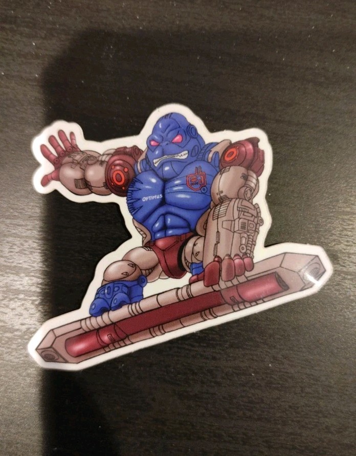 Transmetal Optimus Primal 2" Sticker