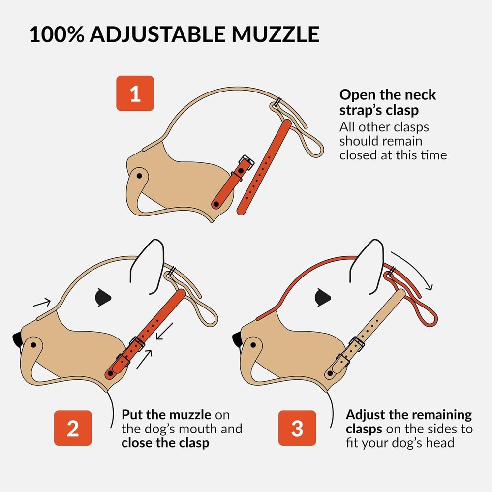 Adjustable Basket Muzzle for Staffordshire Terrier