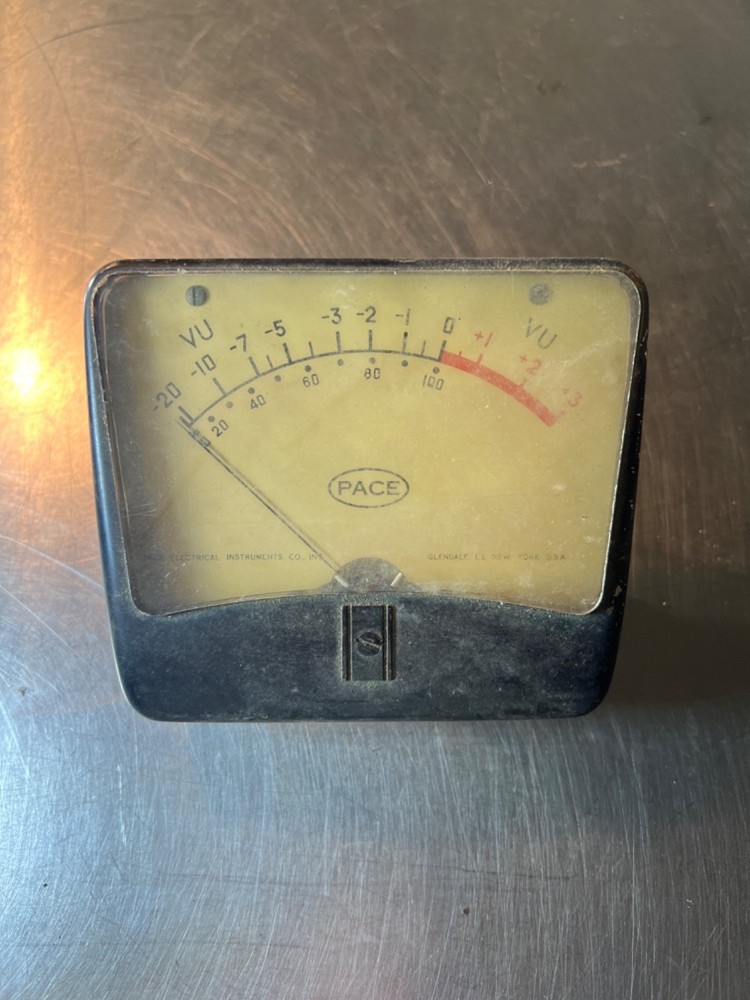 Vintage meter Pace  VU -20-+3