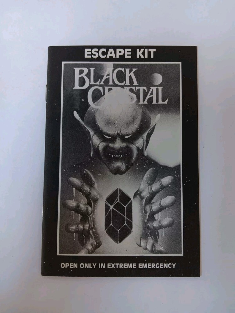 Commodore 64 Black Crystal Computer Game Software Tested/Works