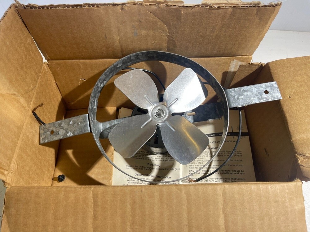 Dayton 6" Propeller Ring Style Fan and Motor