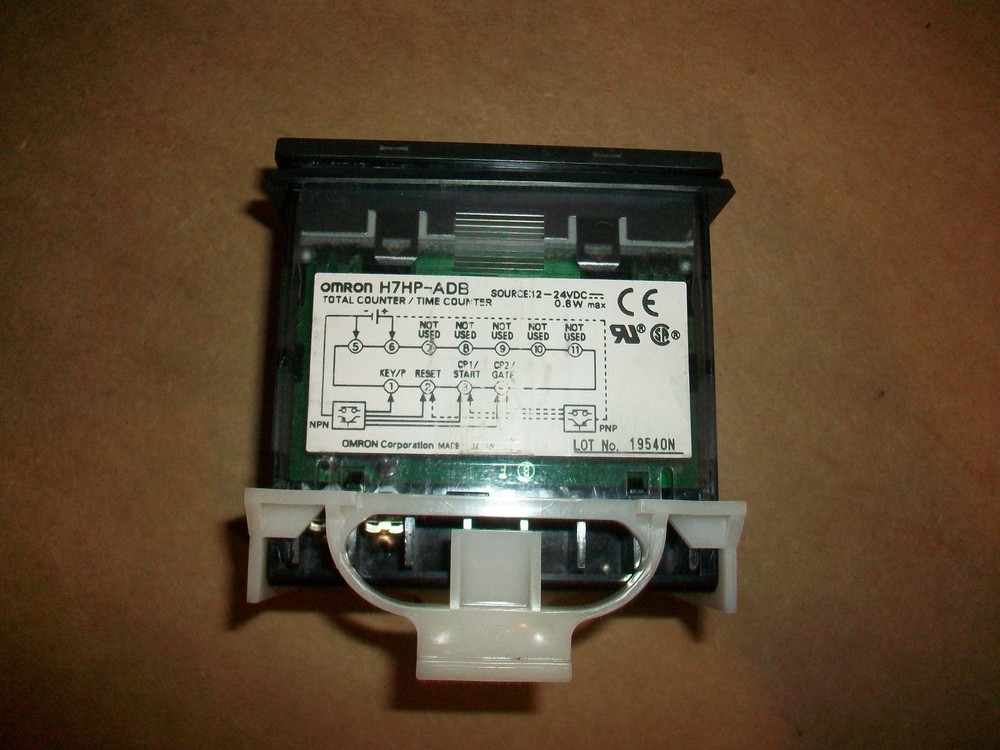 Omron H7HP-ADB Total Counter / Time Counter 24vdc Source USED