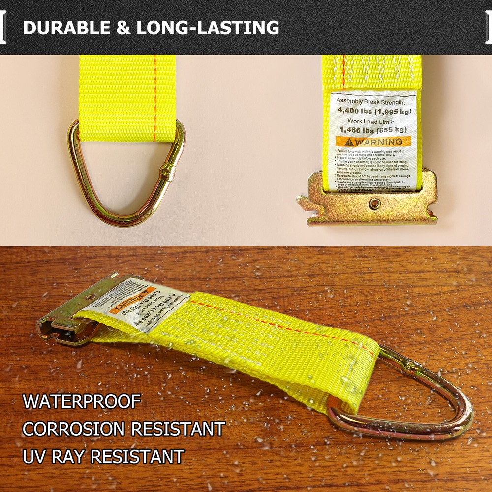 E-Track Single Slot Portable Tie Down Anchors Trucks Trailers E Track Accesories