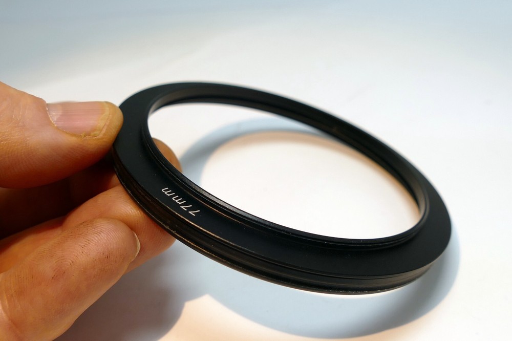 77mm Ring Metal adapter threaded for ring light or adapter macro