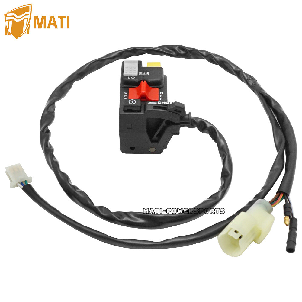 Left Handlebar Control Switch Start Stop Headlight for Honda TRX350D 1987-1989