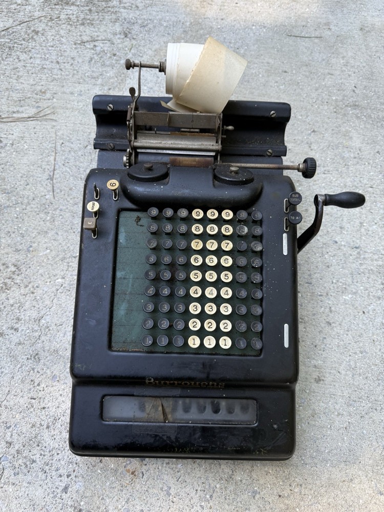 Vintage Burroughs Adding Machine
