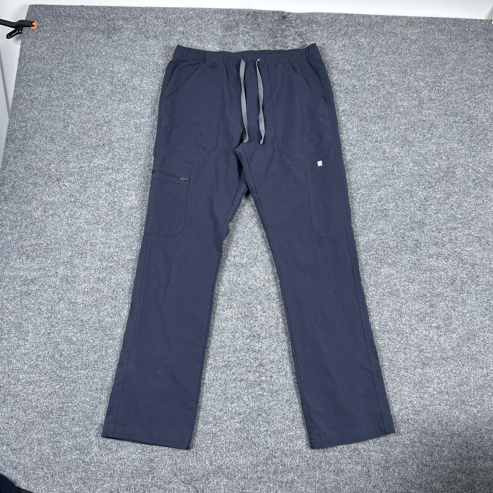FIGS Technical Collection Pants Mens Large Drawstring Cargo Pockets TM3001