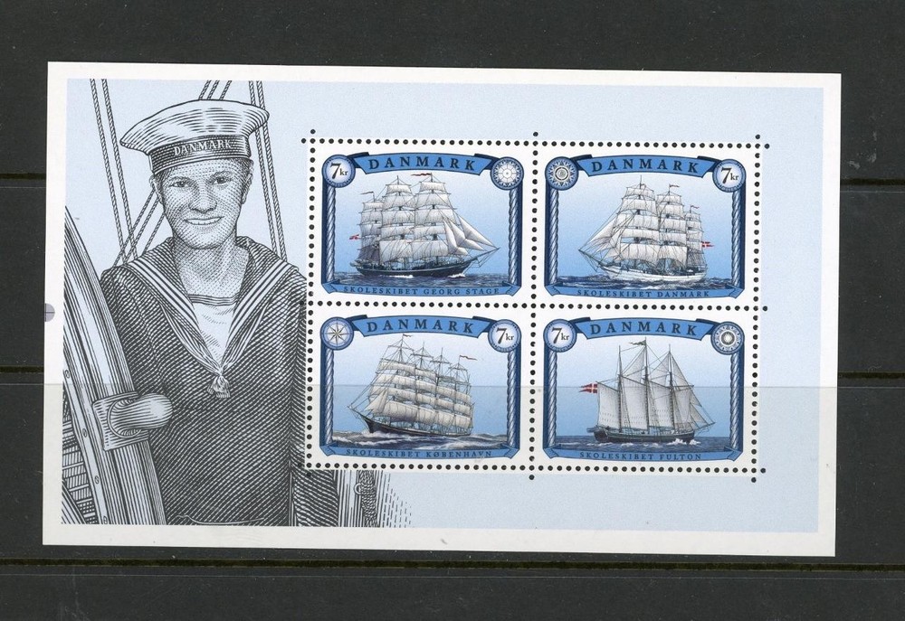 Denmark 2015 SG MS 1787 Training Sailing Ships MNH