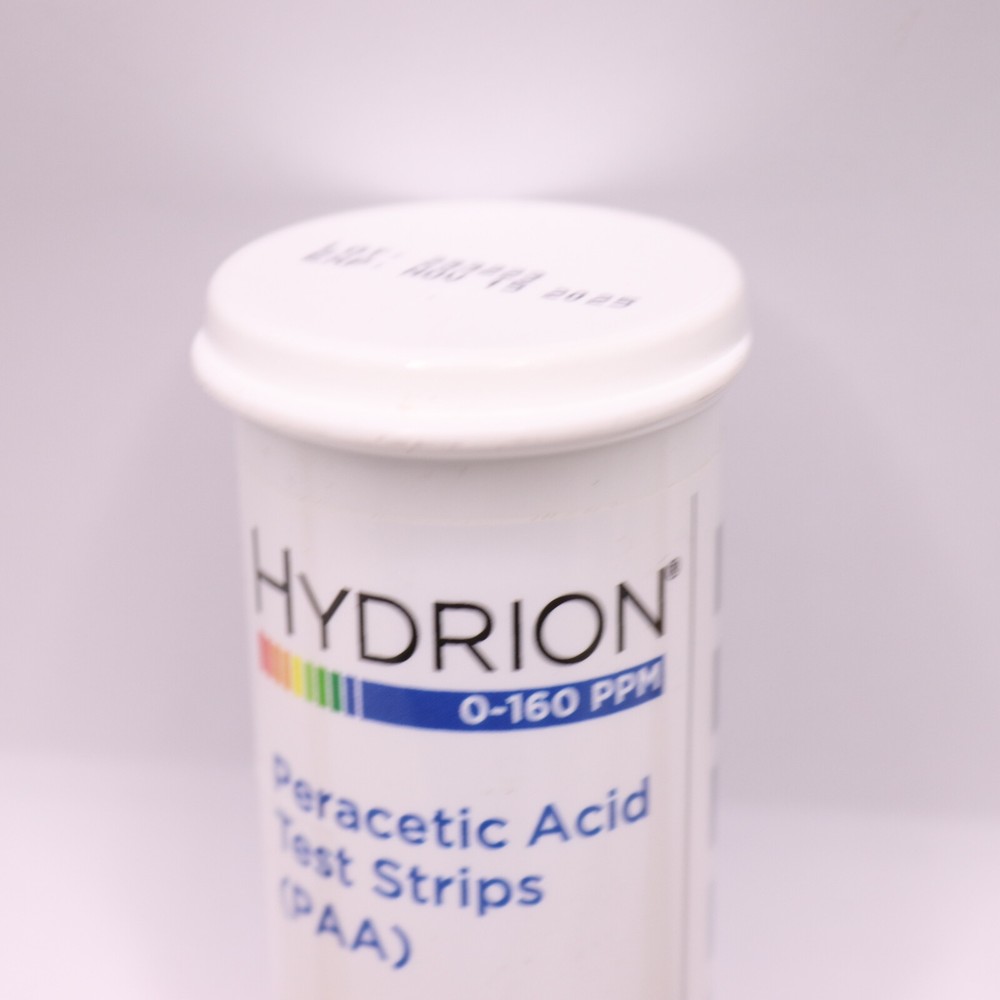 (50-Pk) Peracetic Acid Single Factor Test Strip 0-160ppm Range - Missing 1