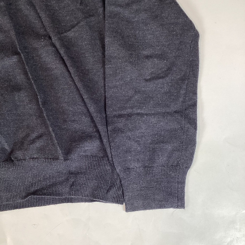 Express Mens Pullover Sweater Size M Medium 100% Italian Merino Wool Long Sleeve