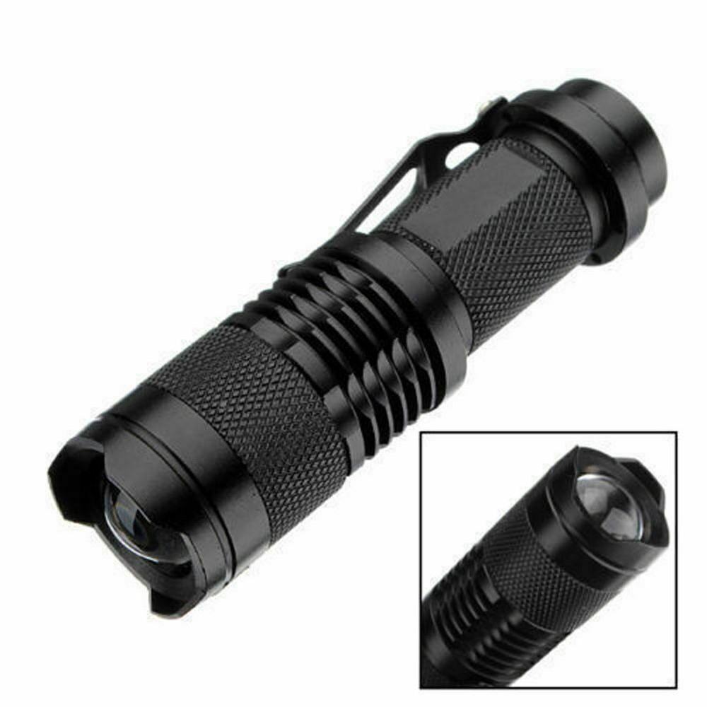 1x Flashlight LED Tactical Military Grade Torch Small Flashlight Bright Light