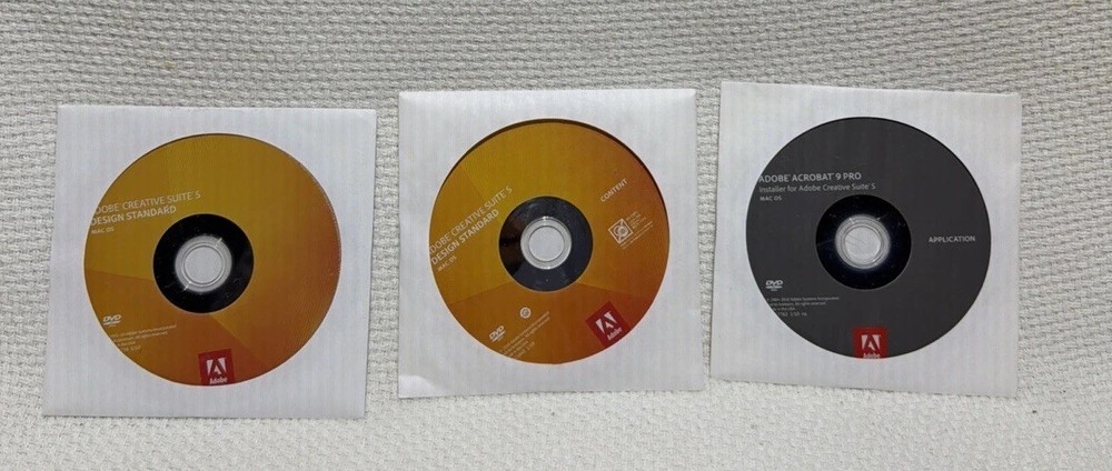 Adobe Creative Suite 5 CS5 Design Standard For MAC OS Full Retail DVD Vers.