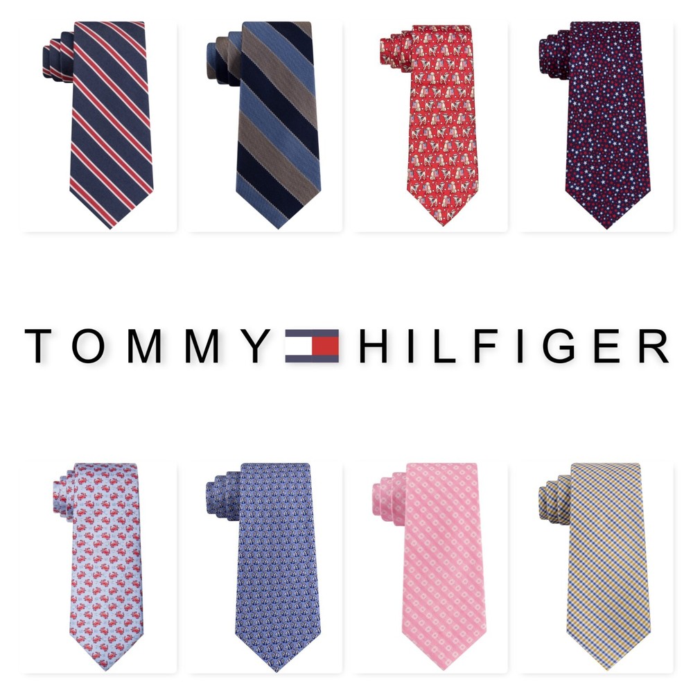 $9.99 Tommy Hilfiger Classic Width Tie, Many Patterns & Colors, Volume Discount