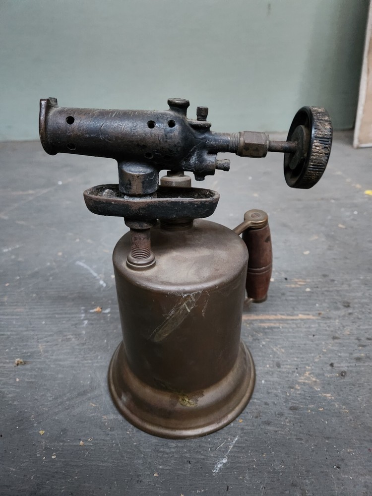 Antique brass blow torch