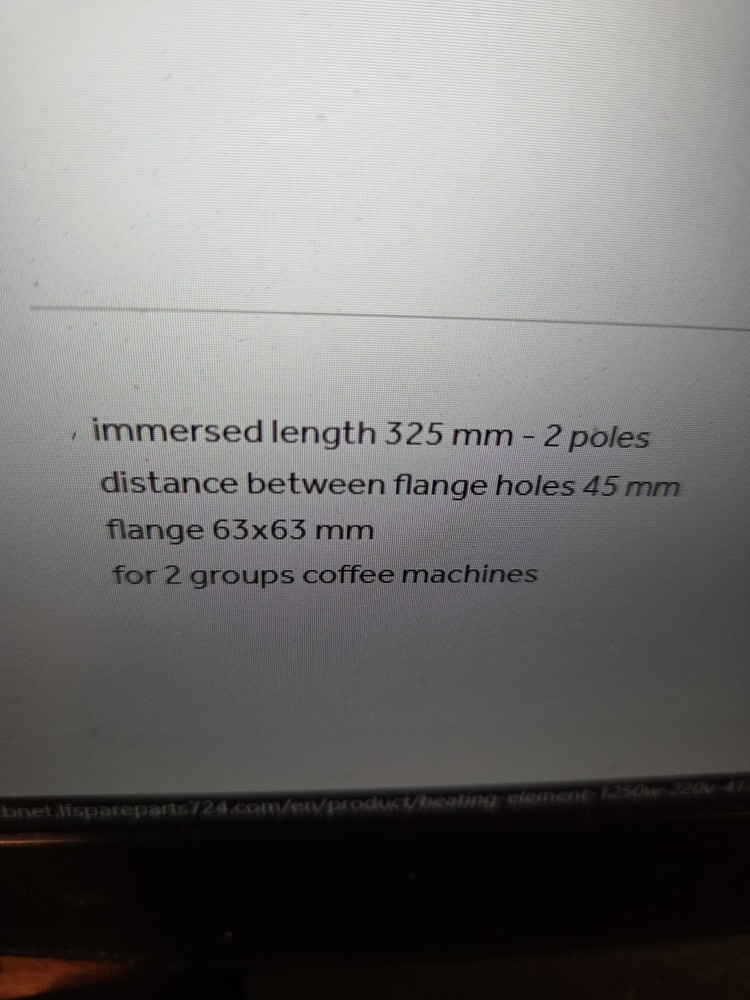 Gaggia HEATING ELEMENT