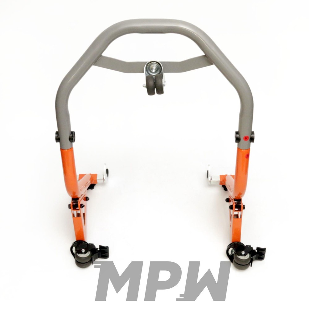 MPW Race Dept Motorcycle Mobile Dolly Rear Paddock Stand V Type