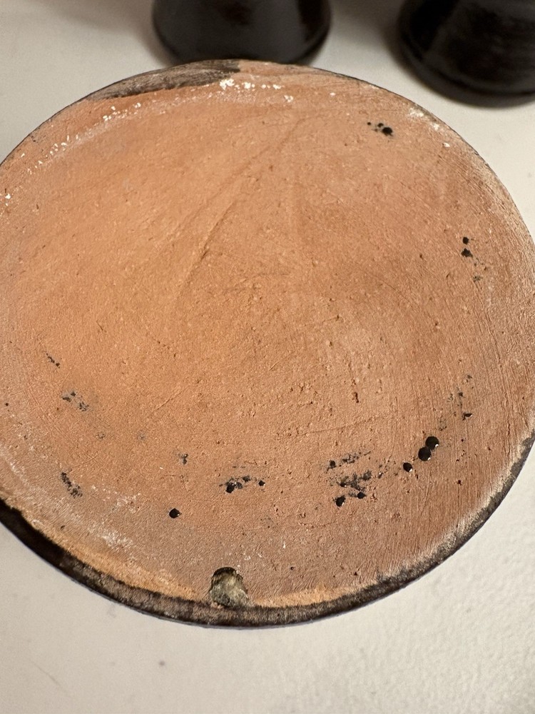 Four Vintage Dutch Pottery Drinking Cups