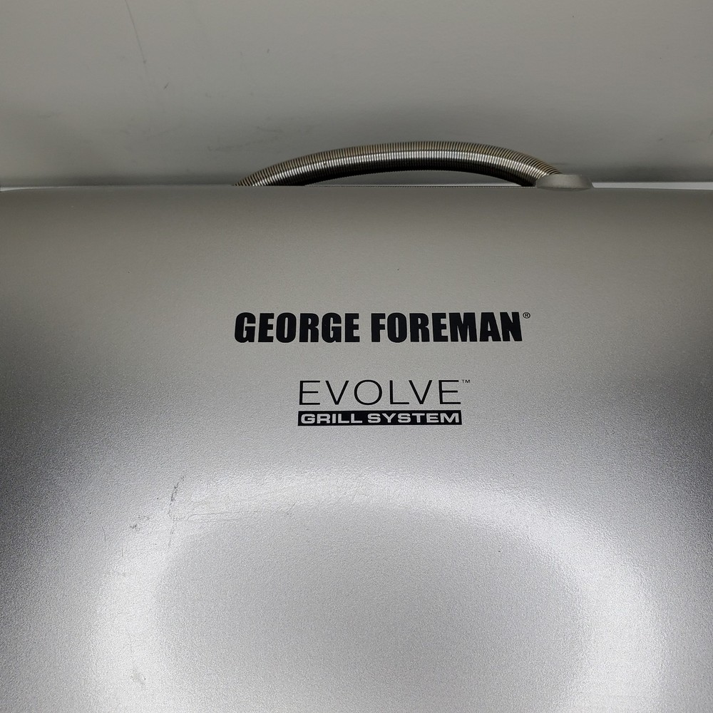 George Foreman EVOLVE Grill System Silver Ceramic Grill Plates GRP4842P WORKS