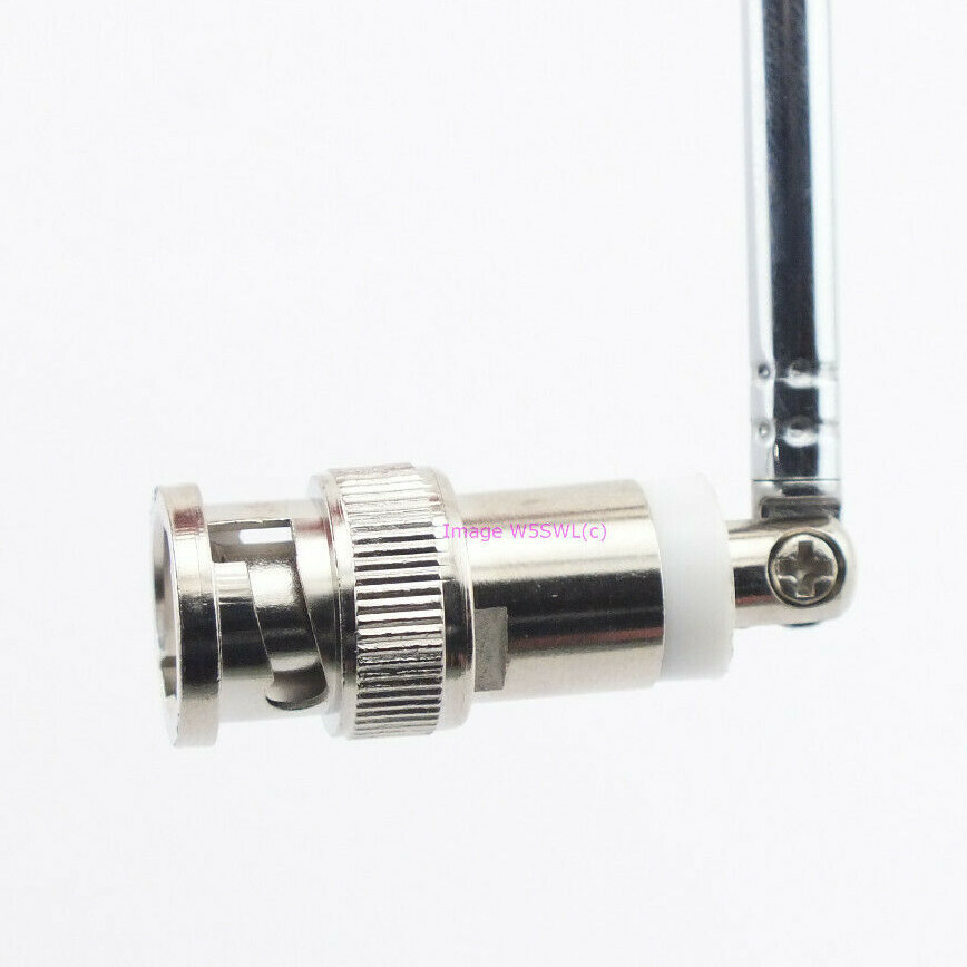 Telescoping Scanner Ham Antenna BNC Male 20" 4-Section Rod