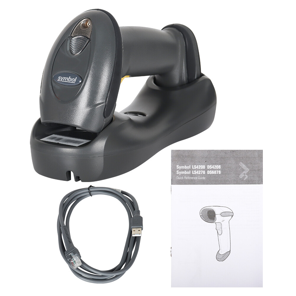 Zebra Symbol DS6878-SR20007WR Wireless Bluetooth Barcode Scanner USB With Cradle