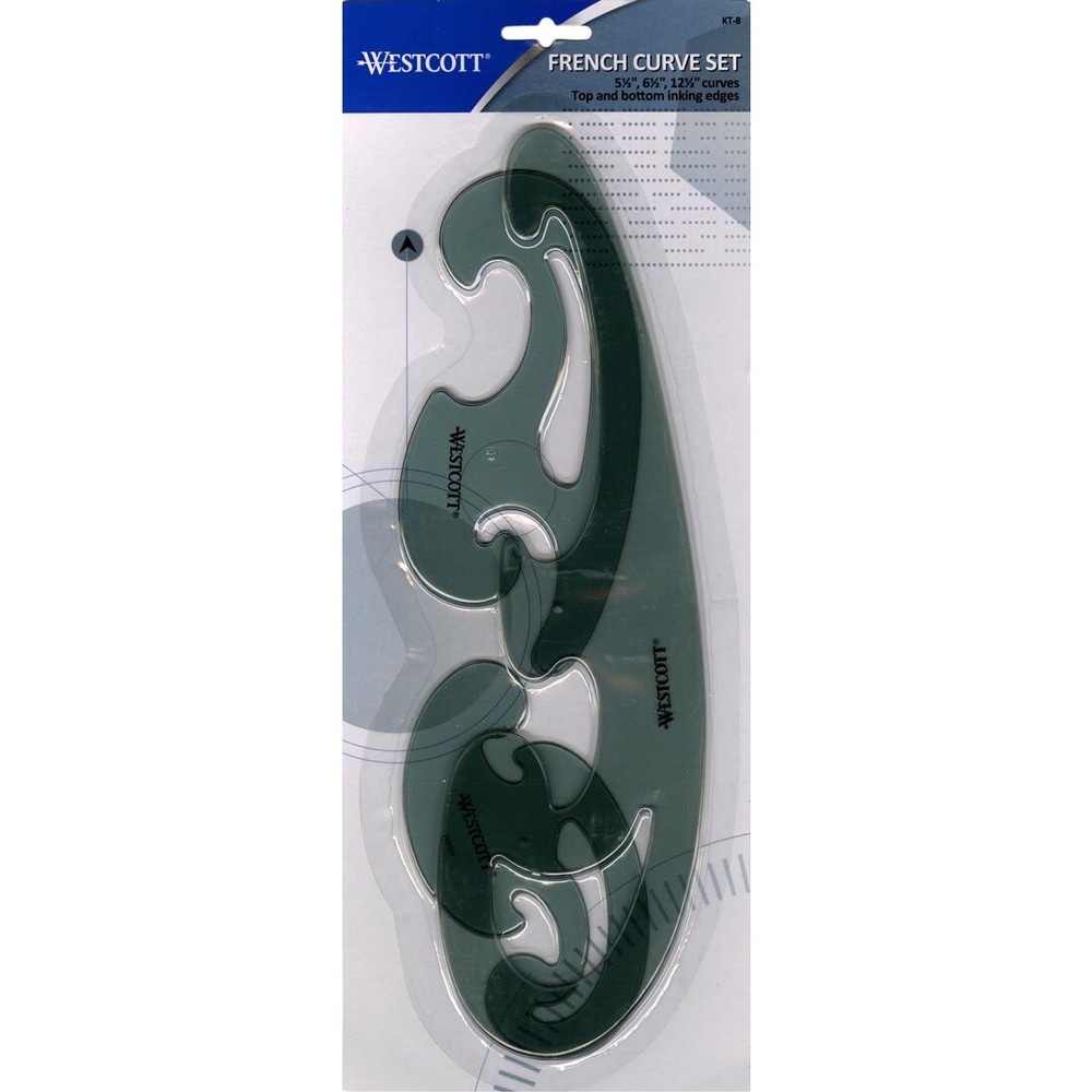 Westcott French Curve Set