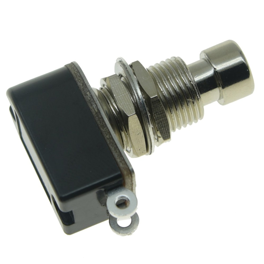 2-Pack 2-Pin SPST Momentary Push Button Guitar Effect Pedal Foot Switch OFF(ON)