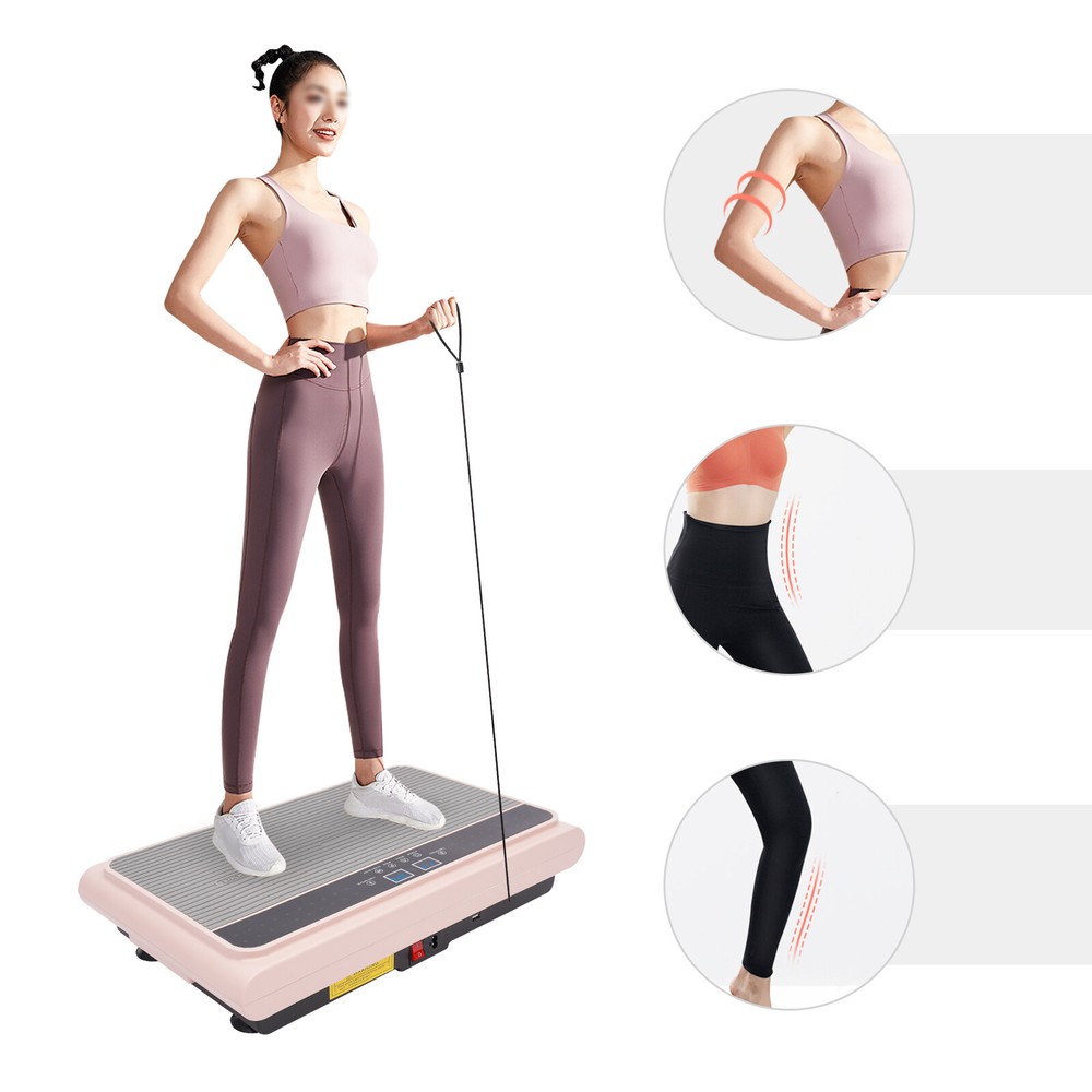 200W Whole Body Vibration Plate Vibration Platform Plate With Bluetooth Speaker